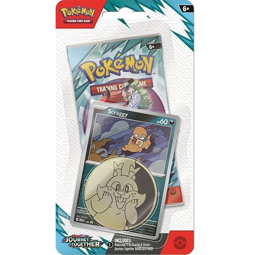 Journey Together - Checklane Blister - Scraggy - Pokemon kort